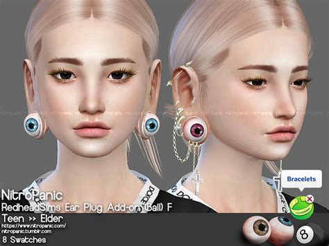 3 4 gauge earrings|sims 4 gauge earrings cc.